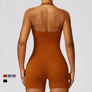 Combinaison de sport sur mesure de qualité supérieure pour femmes, respirante, ajustée, combinaison de sport moulante, combinaison de gym une pièce - Product Image 3