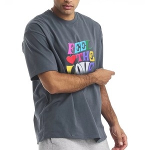 Fabricant de T-shirts personnalisés de haute qualité et de grammage lourd en gros au Pakistan – T-shirts pour hommes de coupe ample et épais - Product Image 5