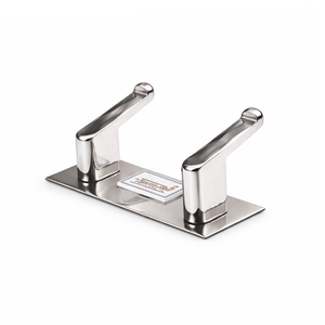 TwinGrip SS202 Hook <b>Rack</b> Heavy Duty Wall Organizer Stainless Steel Double Hook Hanger for Bathroom Bedroom and Entryway storage - Product Image 2