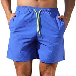Summer Fashion Men Windbreaker Shorts Mid Waist Quick Dry Front Logo Oxford Fabric Running Yoga Fitness Workout <b>High</b> Quality - Product Image 1