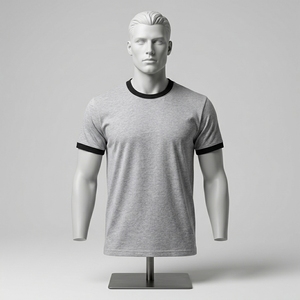 Men Heavyweight Pure Cotton Vintage Acid Wash Handmade Oversized Boxy O-Neck Short Sleeve T Shirt Custom Design Customised - Product Image 3
