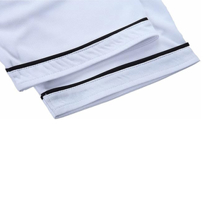 Plain Classic White Baseball Jersey Button <b>Down</b> Sport Shirt Unisex Performance Pinstripe Activewear Top - Product Image 5