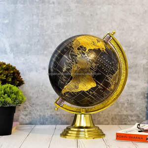 <b>Round</b> Shape Metal Globe <b>for</b> <b>Table</b> Top Decoration Available <b>for</b> <b>Sale</b> - Product Image 4