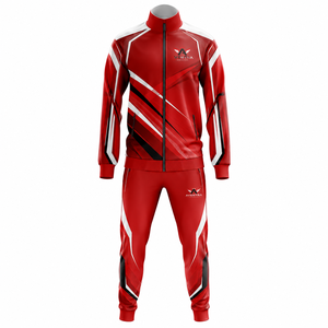 Conjunto Deportivo Sublimado para Hombre, Tela de Poliéster de Alta Calidad, Diseño Personalizado con Estampado, Chaqueta con Cierre Frontal, Pantalones a Juego, Cómodo - Product Image 1