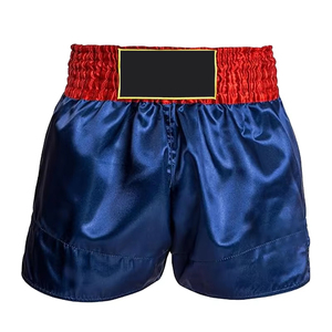High Quality Custom Polyester Satin Boxing <b>Shorts</b> Unisex Muay Thai Fight Trunks Wholesale OEM Breathable <b>Grappling</b> Apparel - Product Image 4