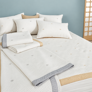 Surmatelas Rafraîchissant Premium pour l'Été, Léger et Respirant, Tapis de Lit Tricoté 3 Couches, Marque Privée OEM - Product Image 2