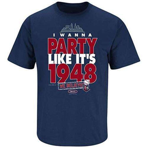 ฉันอยากไปปาร์ตี้เหมือนปี 1948 เสื้อยืดผ้าฝ้ายผู้ชาย แขนสั้น ทรงปกติ ลำลอง คอกลม พิมพ์ลายด้านหน้า สไตล์เจอร์ซีย์ - Product Image 1