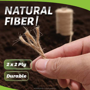 Cordel de Yute de 3 mm x 350 pies, 3 Hebras, Trenzado, Multiusos, Empalmable, para Manualidades, Jardinería, Envoltura de Regalos, Decoración Artística, Embalaje - Product Image 5