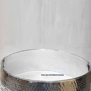 ปลอกคอต้นไม้สแตนเลสสตีลลายตอกแบบโลหะ สำหรับตกแต่งฐานต้นไม้กลางแจ้ง ประกอบง่าย ใช้ในบ้าน ตกแต่งปาร์ตี้ปีใหม่และคริสต์มาส - Product Image 4