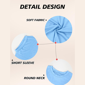 เสื้อครอปท็อปสตรีทแวร์ขายดี ผ้าคอตตอน 100% แขนสั้น ผ้าถัก สีพื้น ใส่สบาย - Product Image 5