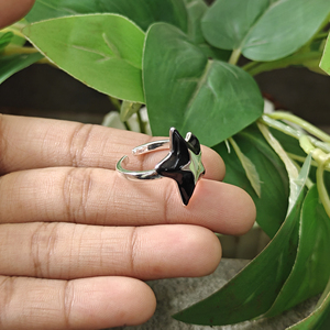 Anillo de Moda Minimalista con Estrella Plateada de 18k, Anillo de Joyería Elegante para Mujer, Venta al por Mayor, Último Modelo, Más Vendido, para Bodas y Cumpleaños - Product Image 3