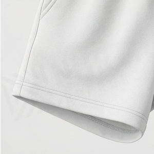 Conjunto de 2 Piezas para Mujer con Estampado de Letras Sunrise, Sudadera de Felpa y Pantalones Cortos, Corte Holgado Informal, Cuello Camisero, Color Blanco, para Primavera/Verano - Product Image 6