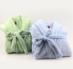 Nesta Sports Wholesale Luxury Thick Bathrobe Adult <b>Women</b> & Men Coral Fleece Polyester Home & Gift Bathrobe - Product Image 6