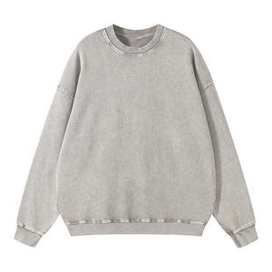 Sudaderas Personalizadas para Hombre, Lavado Ácido Intenso, Bordadas, Hombros Caídos, Estilo Urbano, Poliéster/Algodón, Invierno, Alta Calidad, OEM - Product Image 2