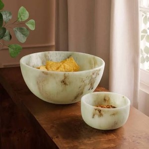 ILAHI's Design Resin <b>Bowls</b> <b>Disposable</b> Eco-Friendly Soak-Proof Party Cake <b>Rice</b> Multiple Colors Modern Elegant Dinner Table - Product Image 2