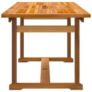 Conjunto de Comedor de Jardín de Madera de Acacia Negra Sólida y Textilene, Colección de Madera Natural - Product Image 5