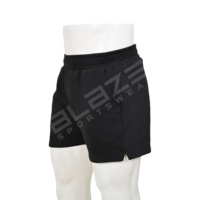 Shorts de sport pour hommes OEM avec ceinture élastique confortable, pour la course, la gym, la compression, l'entraînement, 100% coton uni