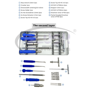 Orthopedic Upper Limb Locking Plate Kit Instrument Set for Bone Surgery Stainless Steel Surgical Grade Tools By <b>Blush</b> Surgical - Product Image 5