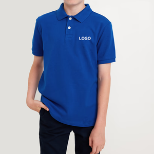 Pique Breathable Fabric Students Wear School Uniforms <b>Polo</b> Shirt With Logo - Product Image 6