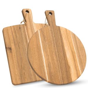 Planche à découper en bois d'acacia très vendue, outil de cuisine haut de gamme pour couper les fruits, les légumes et les aliments - Product Image 2