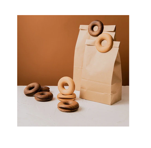 Ensemble d'ustensiles de cuisine écologiques de qualité supérieure, pinces à sceller créatives en bois en forme de beignet pour sacs de nourriture, de collations et de café - Product Image 2