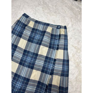 Jupe plissée kilt écossais bleu mat Stewart pour femme 100 % laine, longueur midi, best-seller - Product Image 3
