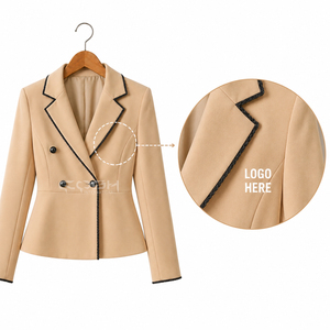Cosh International - Blazer Cruzado con Logotipo Personalizado de Delta Sigma, Ropa Griega para Hermanas con Logotipo Bordado - Product Image 1