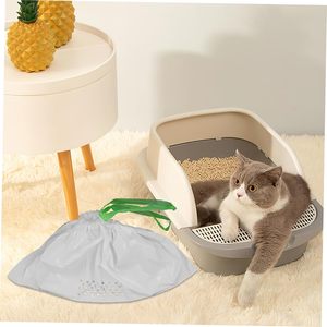 Bolsas Filtrantes para Arena de Gatos, Bolsas de Basura Desechables, Bolsas para Recoger Excrementos de Perros, Suministros de Limpieza para Mascotas, Bolsa de Basura para Interiores, Tamiz para Arena de Gatos - Product Image 1