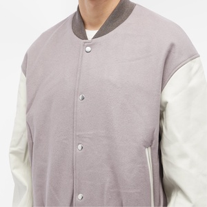 Premium Quality Canvas Varsity Jacket for <b>Men</b> Windproof Breathable Winter Baseball Style OEM Service Embroidered Design - Product Image 4