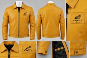 Chaqueta de Motocicleta de Cuero Vacuno Negro para Mujer, Marca Hamilo, con Cuello Plegable, Cierre de Cremallera Frontal, Lavada, Resistente al Viento, Diseño Personalizable - Product Image 6