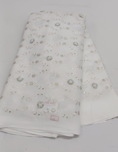 Pure Tissue Sequence Fabric 75 GSM 44 Inch Width Shimmering Sequence Work Material for Boutique Ethnic Wear and Designer Gowns - Product Image 6