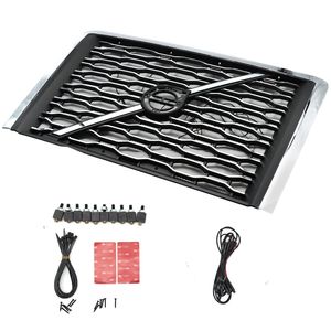 Griglia Cromata e Nera Aggiornata per Volvo VNL Semi Trucks dal 2018 in poi, Inclusa Rete Anti-insetti e Striscia Luminosa - Accessori per Camion - Product Image 5