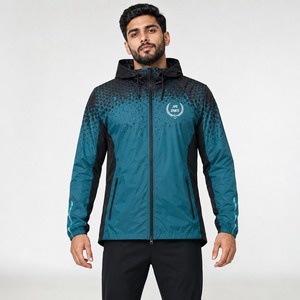 Veste coupe-vent décontractée pour homme, respirante, résistante au vent, hydrofuge, streetwear, OEM, veste légère en polyester - Product Image 1