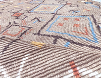 Tapis Kilim traditionnel en laine/soie tufté à la main, haute qualité, extra épais, pour l'hôtellerie, la décoration intérieure, l'utilisation dans les halls d'hôtel