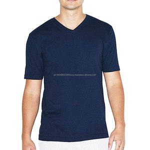 Camiseta Deportiva de Alta Calidad para Hombre, Cuello en V, Manga Corta, Color Sólido, Precio Económico - Product Image 1