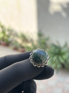 Good Quality IGI Certified Classic <b>Malachite</b> 925 Sterling Silver Bezel Setting Gemstone Ring Handmade Jewelry Party Wholesale - Product Image 2