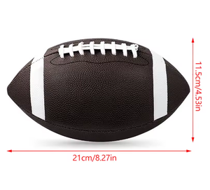Super ! Ballon de football américain, de soccer, de rugby, de football américain standard, taille 8,5 pouces, pour hommes, femmes et enfants - Product Image 4