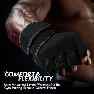 Gants de fitness confortables et élégants, tissu doux au toucher, matière extensible, double couture de qualité supérieure. - Product Image 3