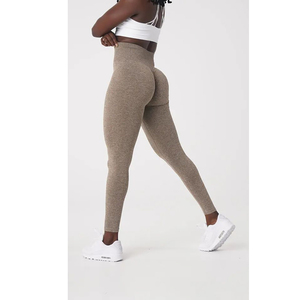 เลกกิ้งโยคะเอวสูงเนื้อผ้านุ่มพิเศษพร้อมโลโก้สั่งทำ กางเกงรัดรูปสำหรับผู้หญิงสำหรับออกกำลังกายและวิ่ง ยังไม่มีรีวิว - Product Image 1