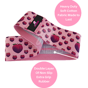 Bandes de résistance en tissu pour femmes, pour les fessiers, les squats et l'entraînement des hanches - Product Image 1