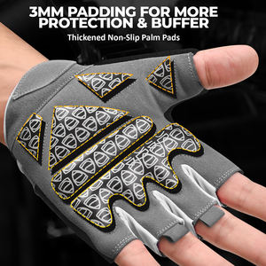 Guantes Premium para Gimnasio y Fitness con Acolchado de Agarre Fuerte, Ecológicos, para Levantamiento de Pesas y Entrenamientos de Alta Intensidad - Product Image 3