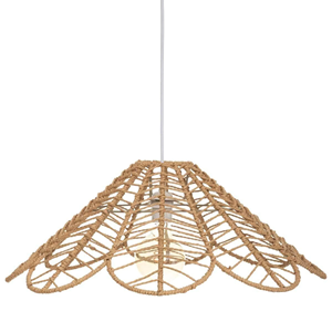 Premium Selection Handwoven Rustic Seagrass <b>Ceiling</b> Lampshade Lightweight Eco-Friendly Sustainable Home <b>Lighting</b> Decoration - Product Image 1