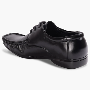 Mocassins noirs en cuir véritable pour hommes, chaussures décontractées et formelles, souples, flexibles, design solide, pour le bureau, les affaires, le quotidien - Product Image 6