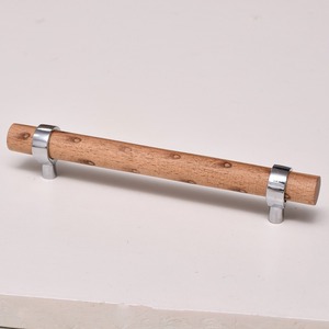 Poignée de meuble en bois style rustique, finition bronze, pour armoire, tiroir de cuisine, quincaillerie de meuble, poignées de porte de placard - Product Image 2