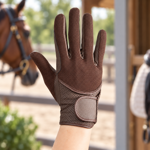 Gants d'équitation personnalisés avec logo, meilleure qualité, design multifonction à doigts complets, antidérapants, unisexes - Product Image 4