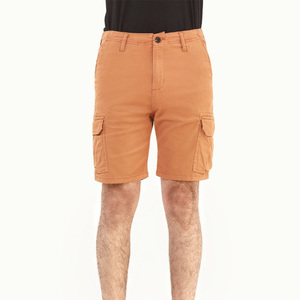 Pantalones Cortos Cargo Negros para Hombre, Cintura Elástica Media, Estilo Bermuda Informal, Múltiples Bolsillos, Tela de Nailon/Algodón, Secado Rápido, Cordón Ajustable, Estilo Urbano - Product Image 3
