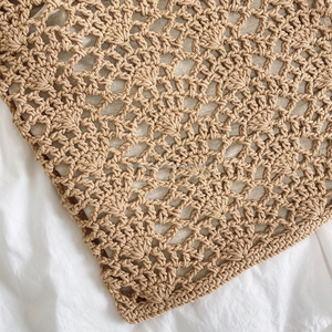 Bolso de mano de ganchillo hecho a mano de alta calidad de lujo para mujer, bolso de playa de Tamaños cómodos, forro de algodón, proveedor indio, estilo informal - Product Image 6