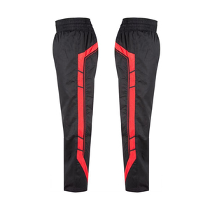 กางเกงมวยไทยโพลีเอสเตอร์แบบใหม่ ดีไซน์ใหม่ ขายส่ง สีตามสั่ง ยืดหยุ่น แห้งเร็ว ระบายอากาศได้ดี น้ำหนักเบา ทนทาน พร้อมโลโก้ - Product Image 2