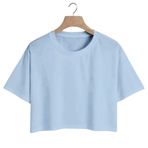 Top Transpirable de Algodón Orgánico para Mujer, Directo de Fábrica, Absorbe la Humedad, Suave y Ligero, Ropa de Verano OEM - Product Image 1