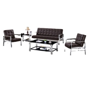 37994-1605 1+1+3/set Metal Office <b>Sofa</b> Set - Product Image 1